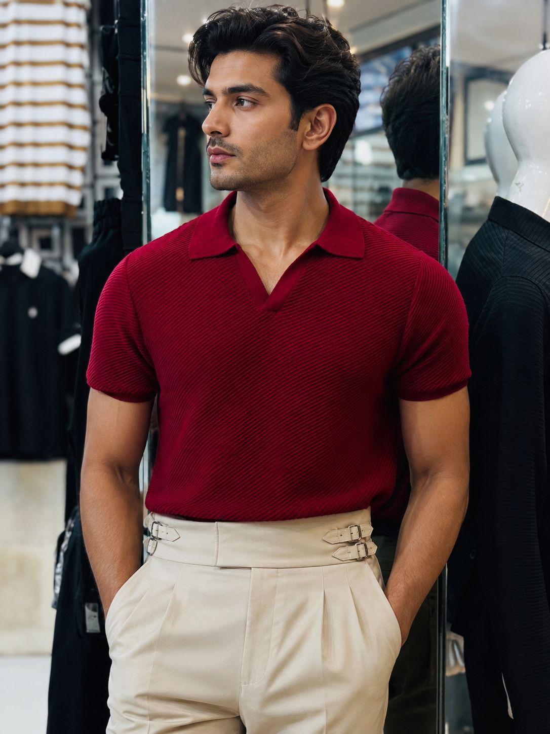 Turkish knitted polo