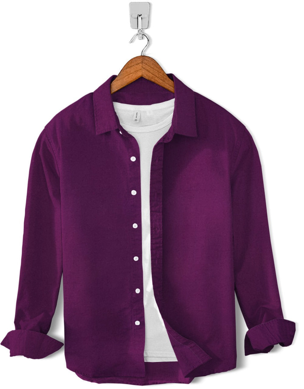 Plain chambray shirts