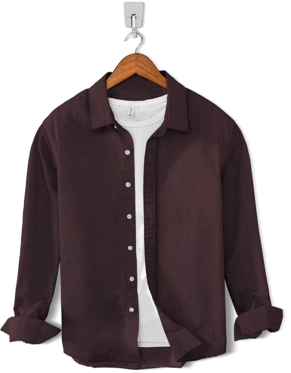 Plain chambray shirts