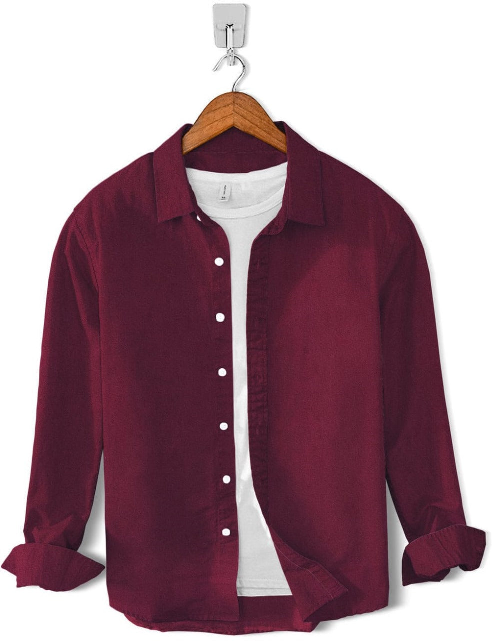Plain chambray shirts