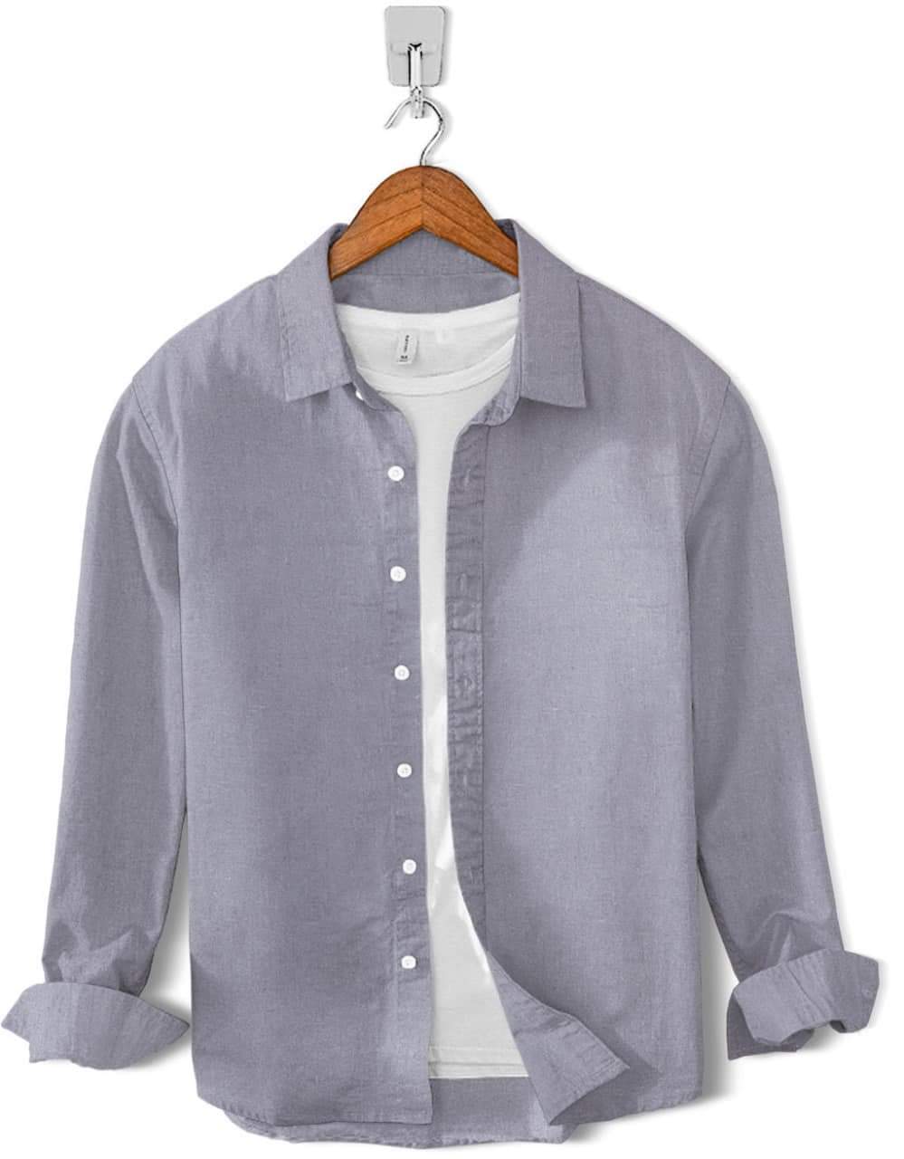 Plain chambray shirts