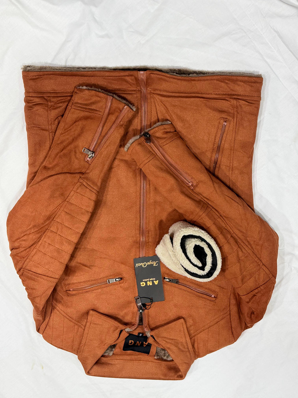 SWEAT LEATHER JACKET