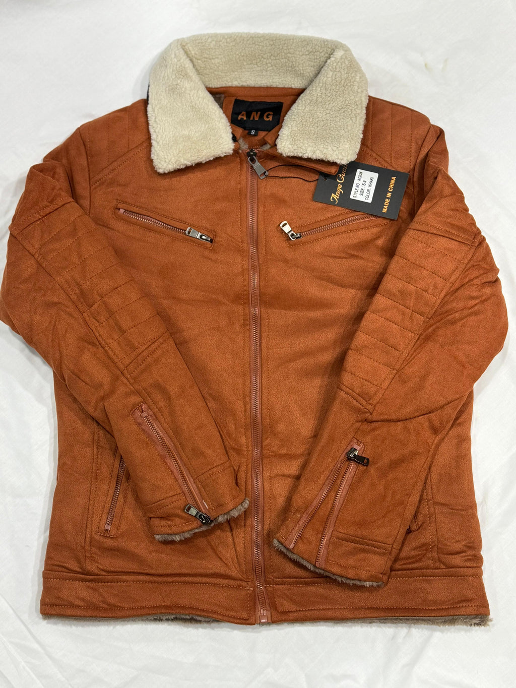 SWEAT LEATHER JACKET