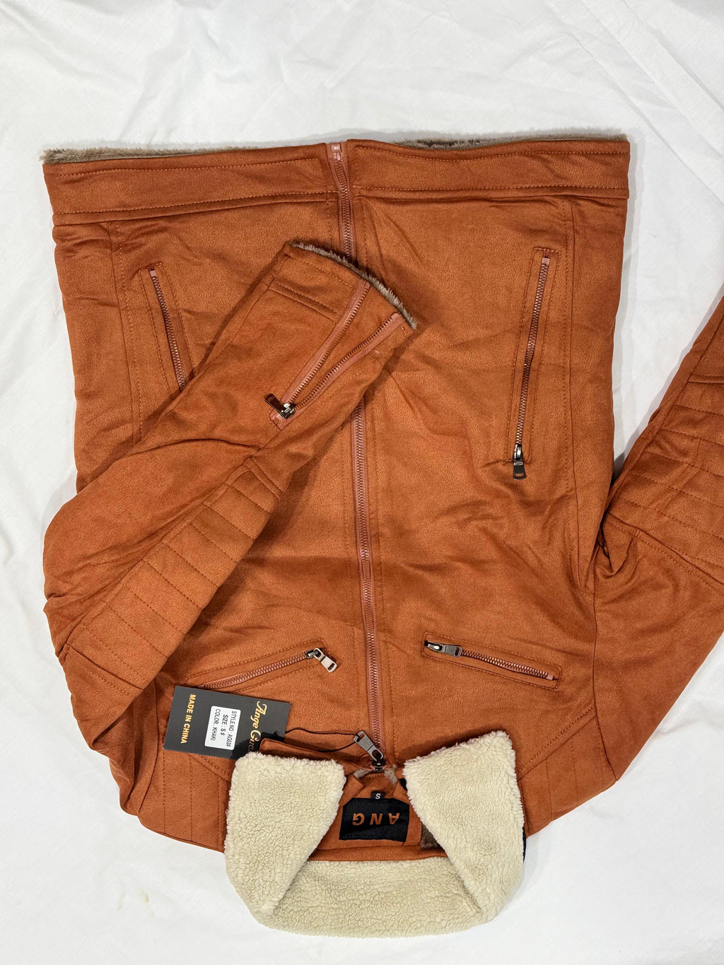 SWEAT LEATHER JACKET