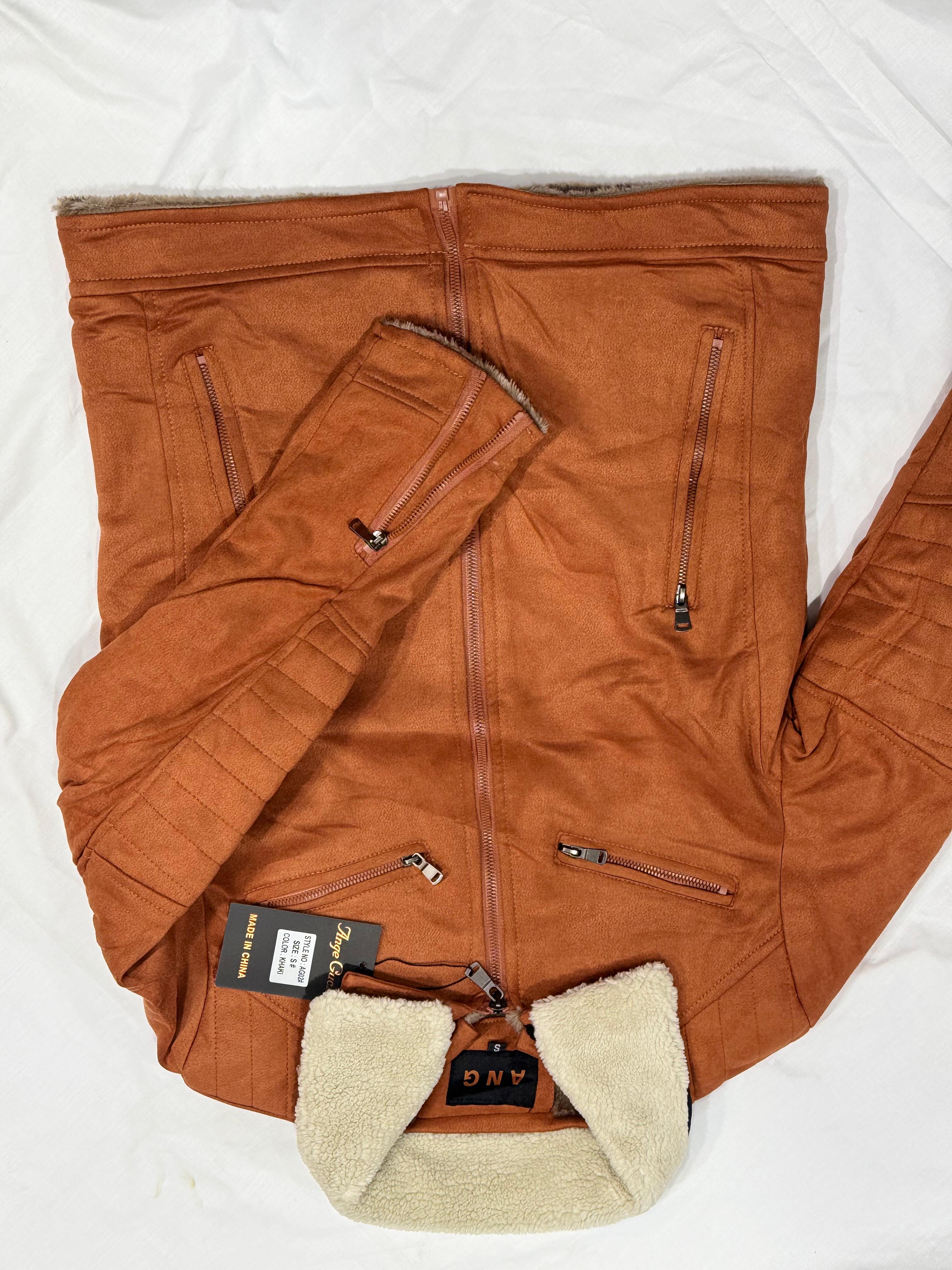 SWEAT LEATHER JACKET